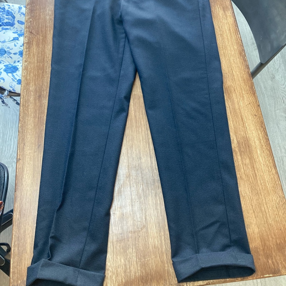 Mens blue suit pants, highest quality from Italy, size 50